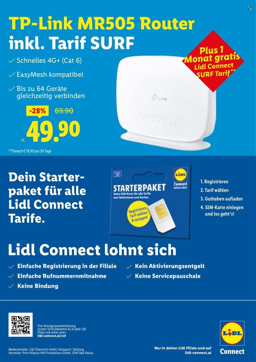 LIDL Flugblatt - SURF Aktion