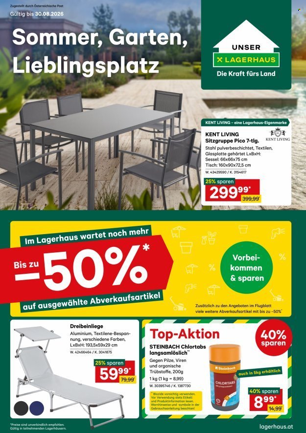 LAGERHAUS Flugblatt - Ab Montag, 17.8.2026