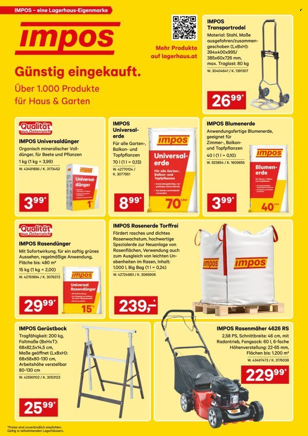 LAGERHAUS Flugblatt - Ab Montag, 17.8.2026