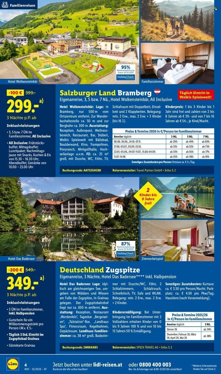 LIDL Flugblatt - Reisen - Dezember Reise-Highlights