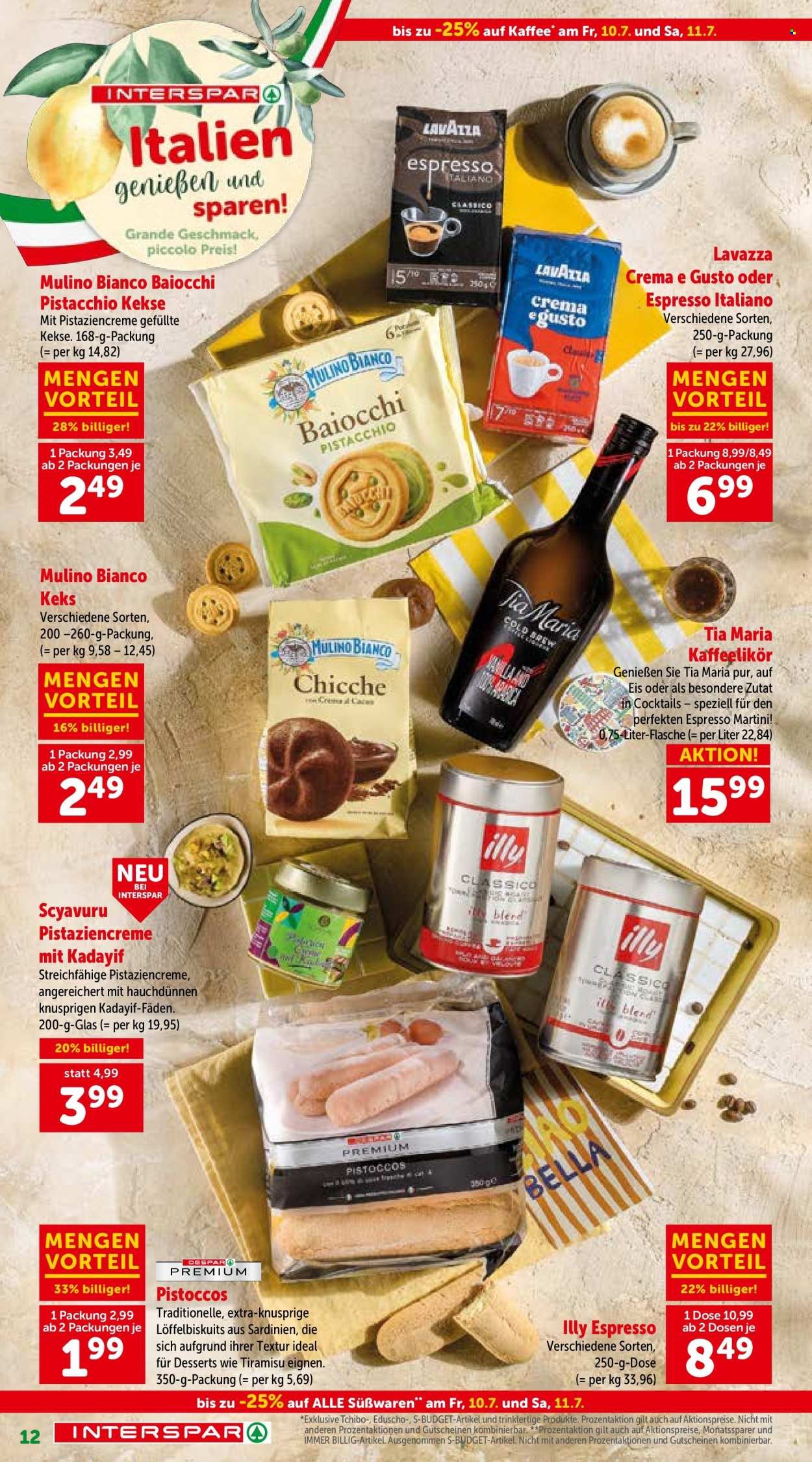 INTERSPAR Flugblatt - Sonderfolder Italien
