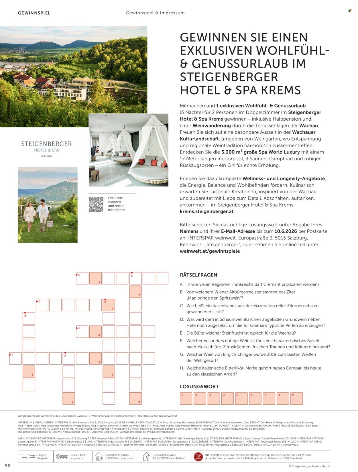 INTERSPAR Flugblatt - Weinwelt Magazin Fruhling (2026-03-05 - 2026-06-10) | 58
