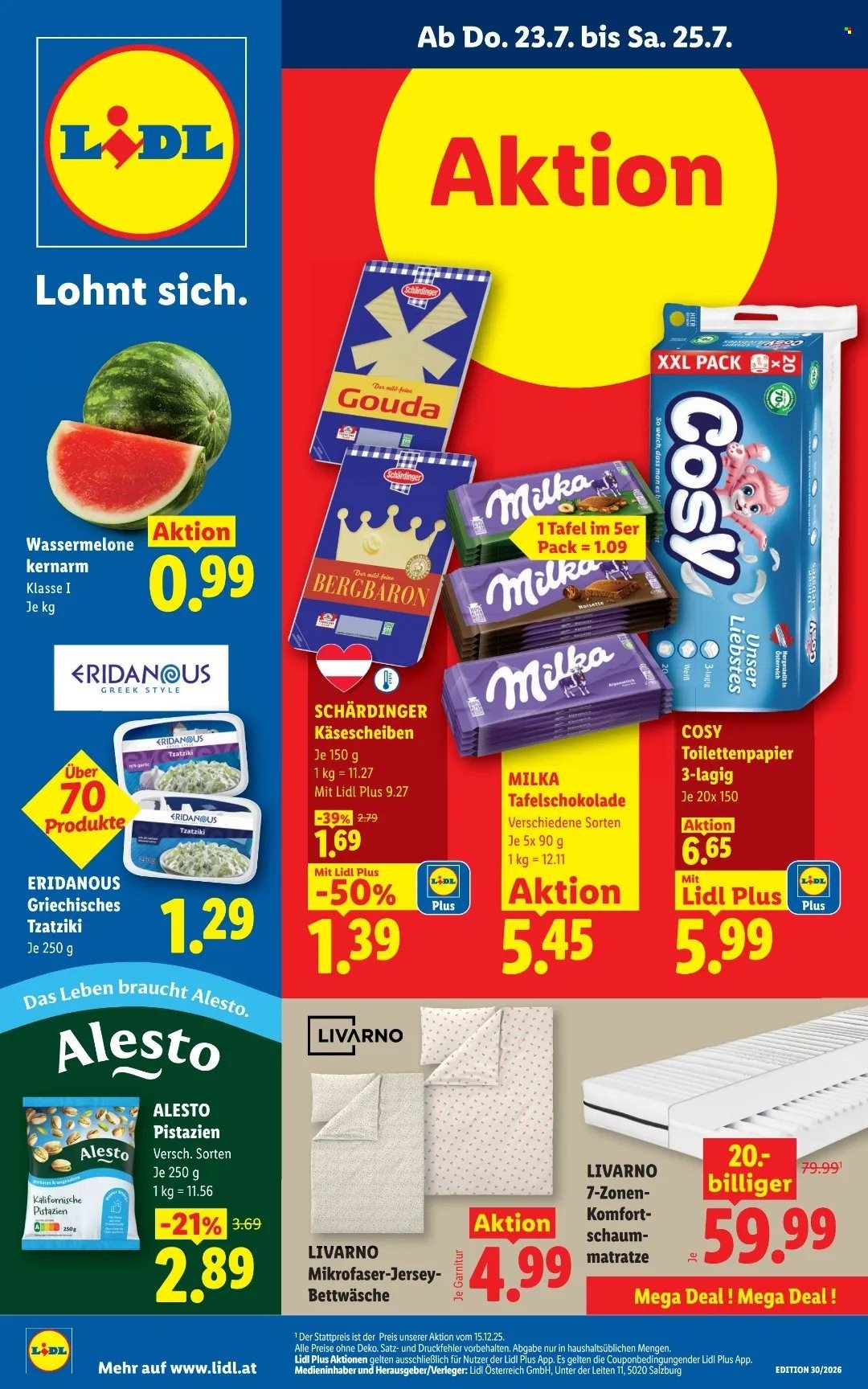 LIDL Flugblatt - Ab Donnerstag, 23.7.2026