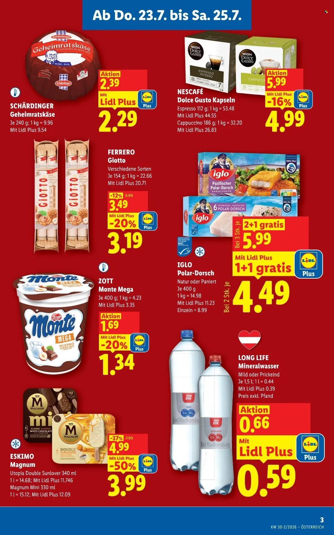 LIDL Flugblatt - Ab Donnerstag, 23.7.2026