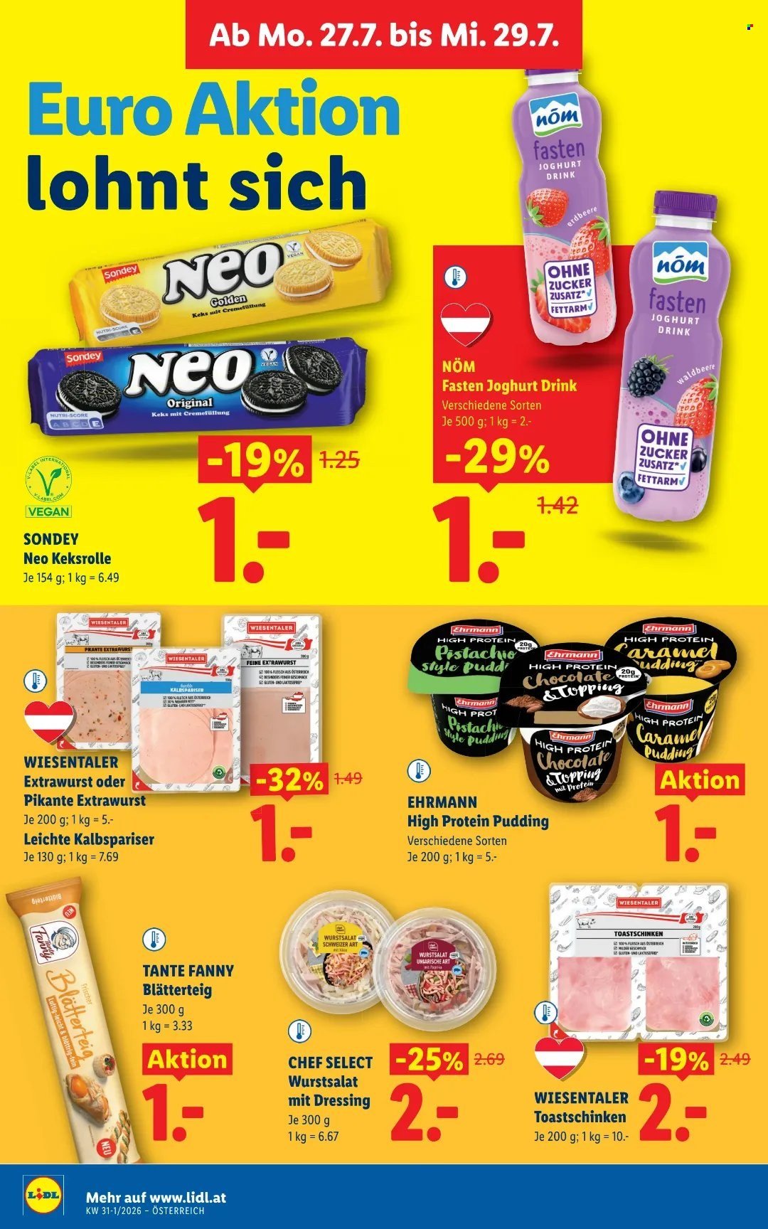 LIDL Flugblatt - Ab Donnerstag, 23.7.2026