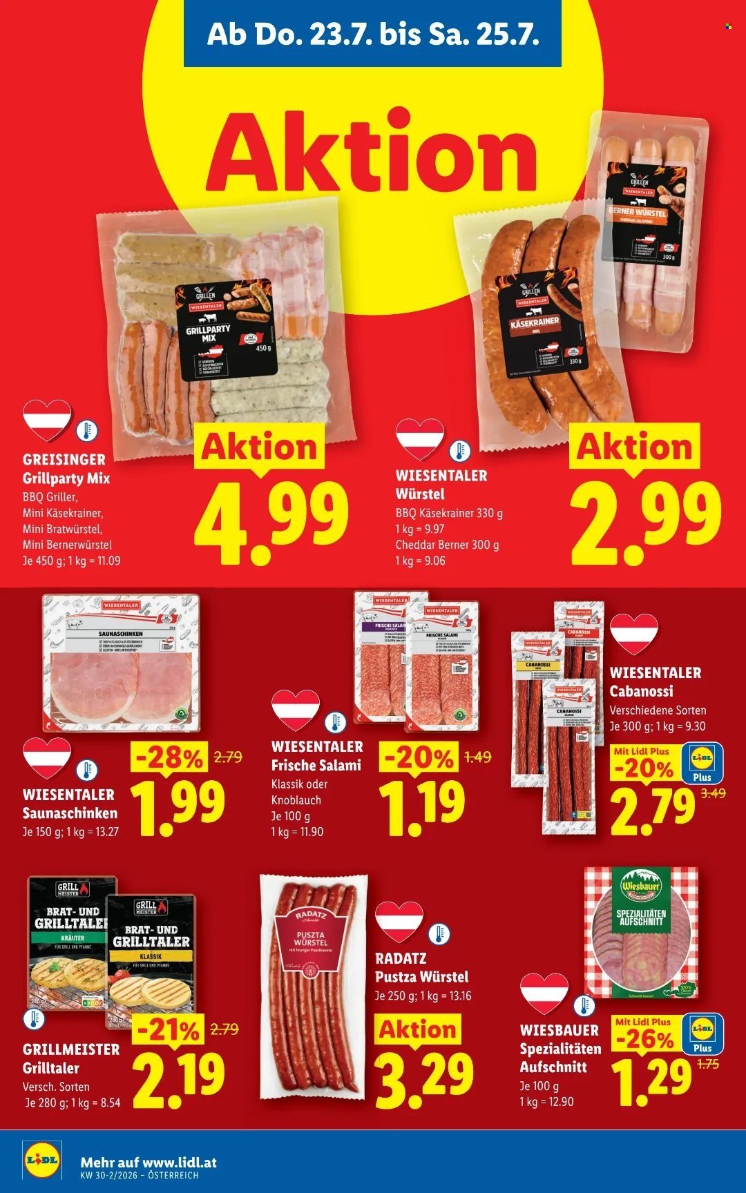 LIDL Flugblatt - Ab Donnerstag, 23.7.2026