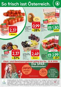 SPAR Flugblatt - Ab Montag, 17.8.2026