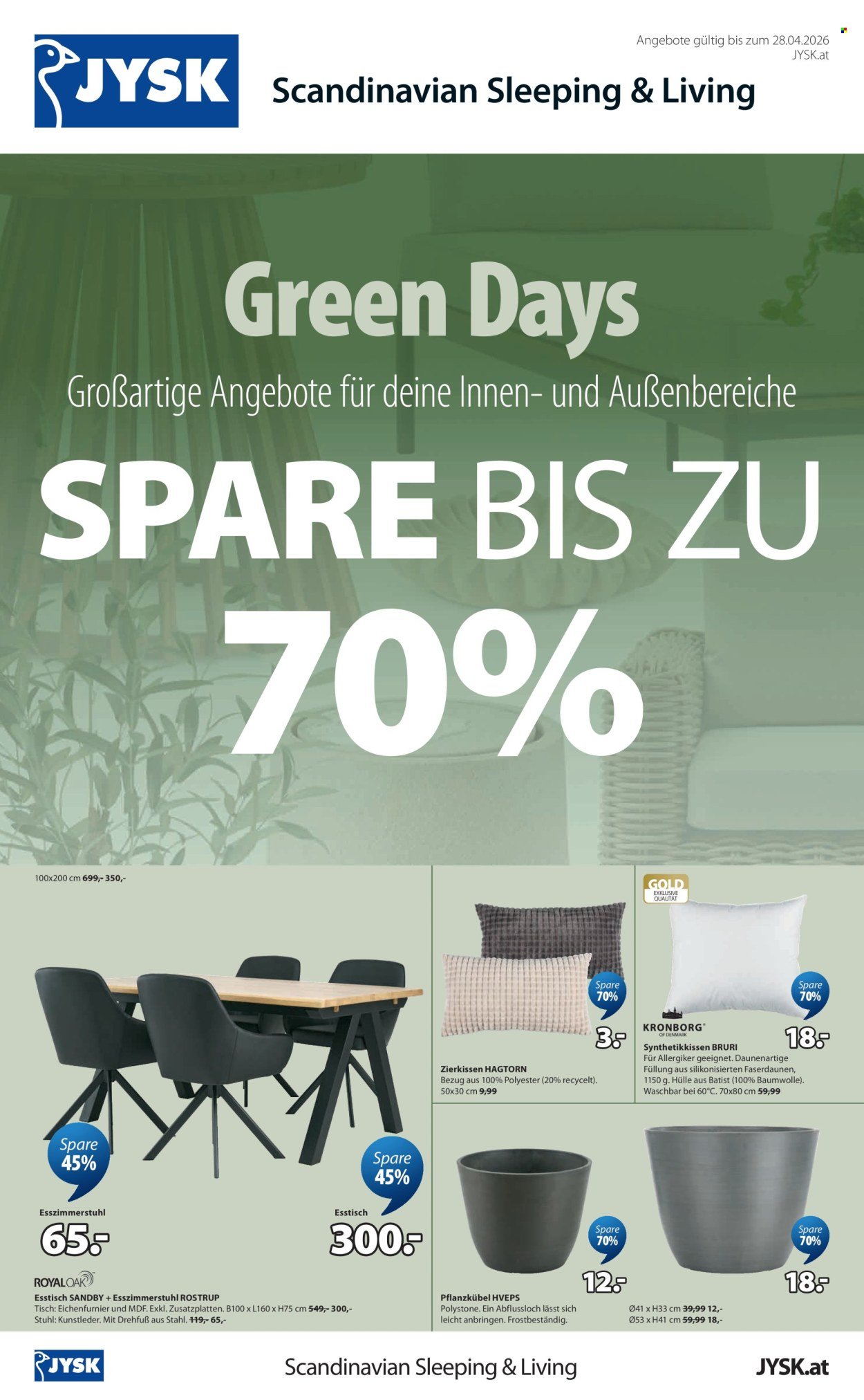 JYSK Flugblatt - Großartige Angebote (2026-04-16 - 2026-04-28) | 2