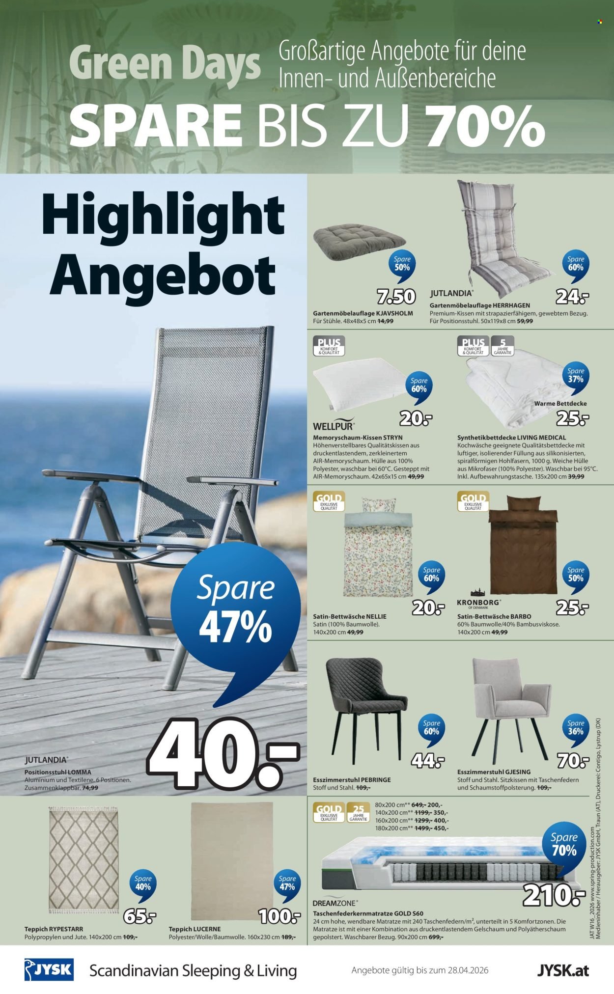 JYSK Flugblatt - Großartige Angebote (2026-04-16 - 2026-04-28) | 9