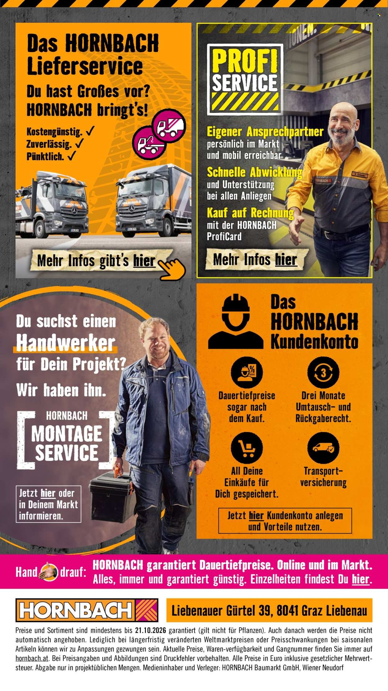 HORNBACH Flugblatt - Ab Montag, 12.10.2026