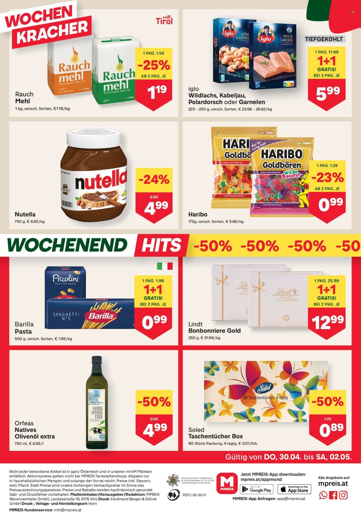 MPREIS Flugblatt - Ab Donnerstag, 30.4.2026