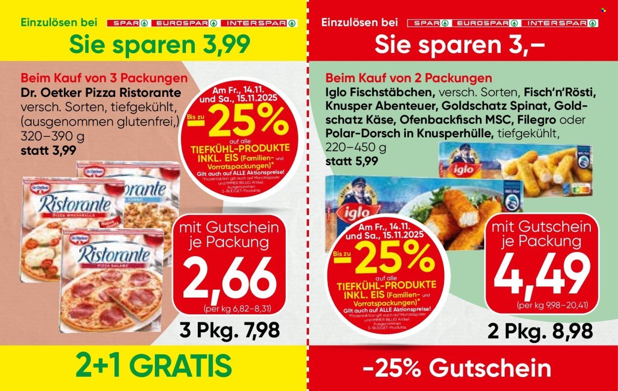 EUROSPAR Flugblatt - Gutscheinheft KW46