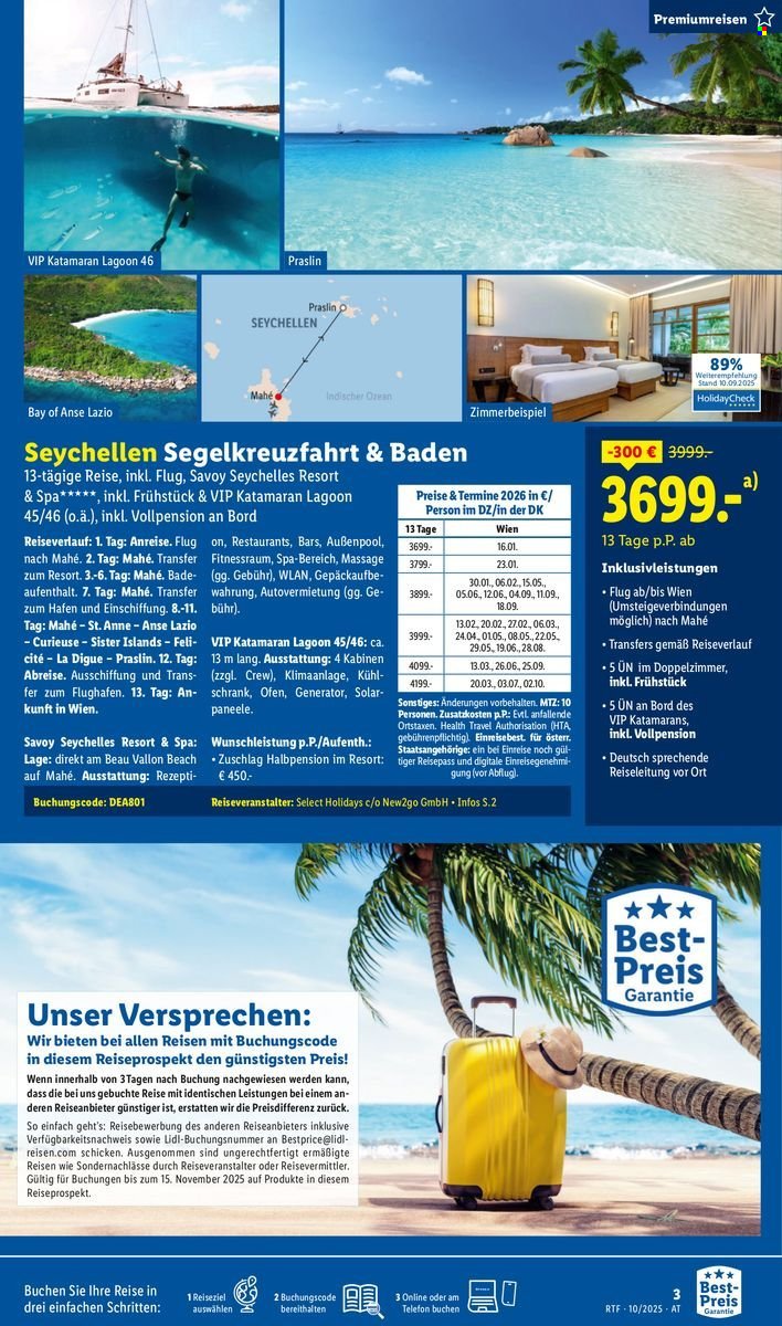 LIDL Flugblatt - Reisen - Oktober/November Reise-Highlights (2025-10-13 - 2025-11-15)