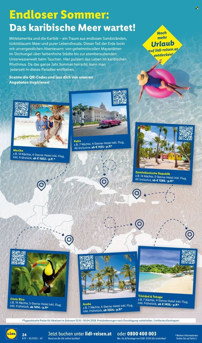 LIDL Flugblatt - Reisen - Oktober/November Reise-Highlights (2025-10-13 - 2025-11-15)