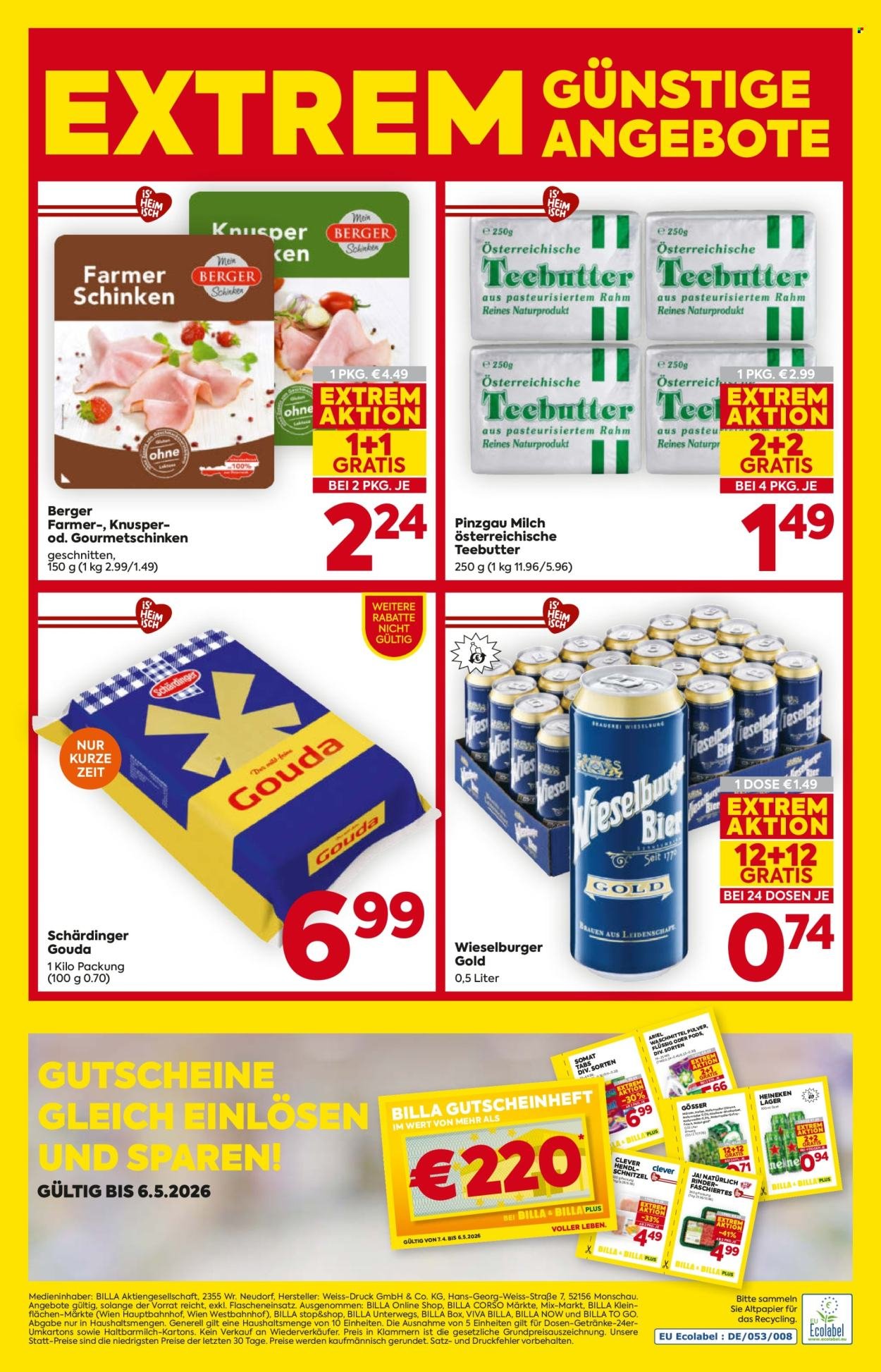 BILLA Flugblatt - Ab Donnerstag, 16.4.2026 (2026-04-16 - 2026-04-22) | 16