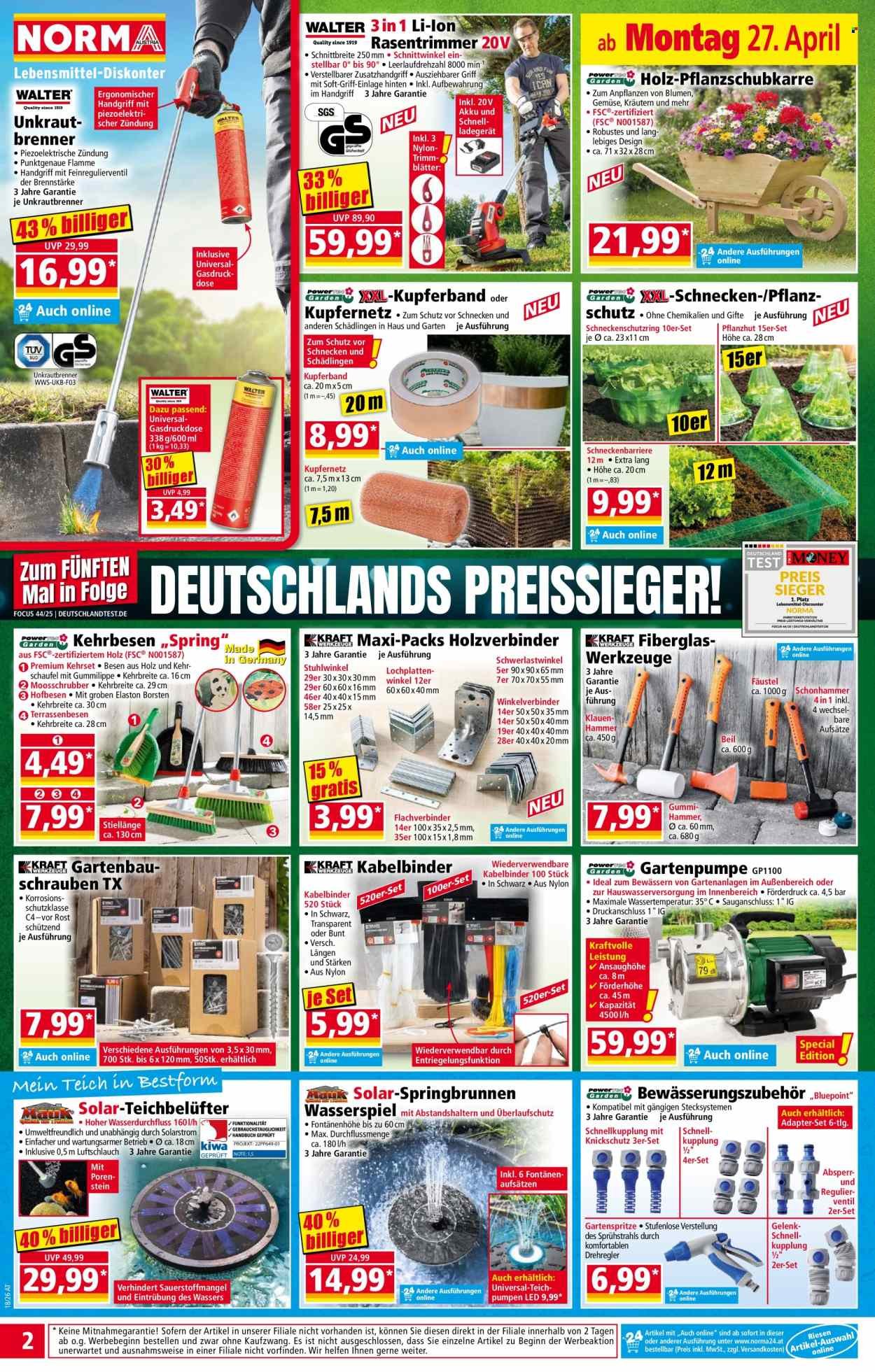 NORMA Flugblatt - Ab Montag, 27.4.2026