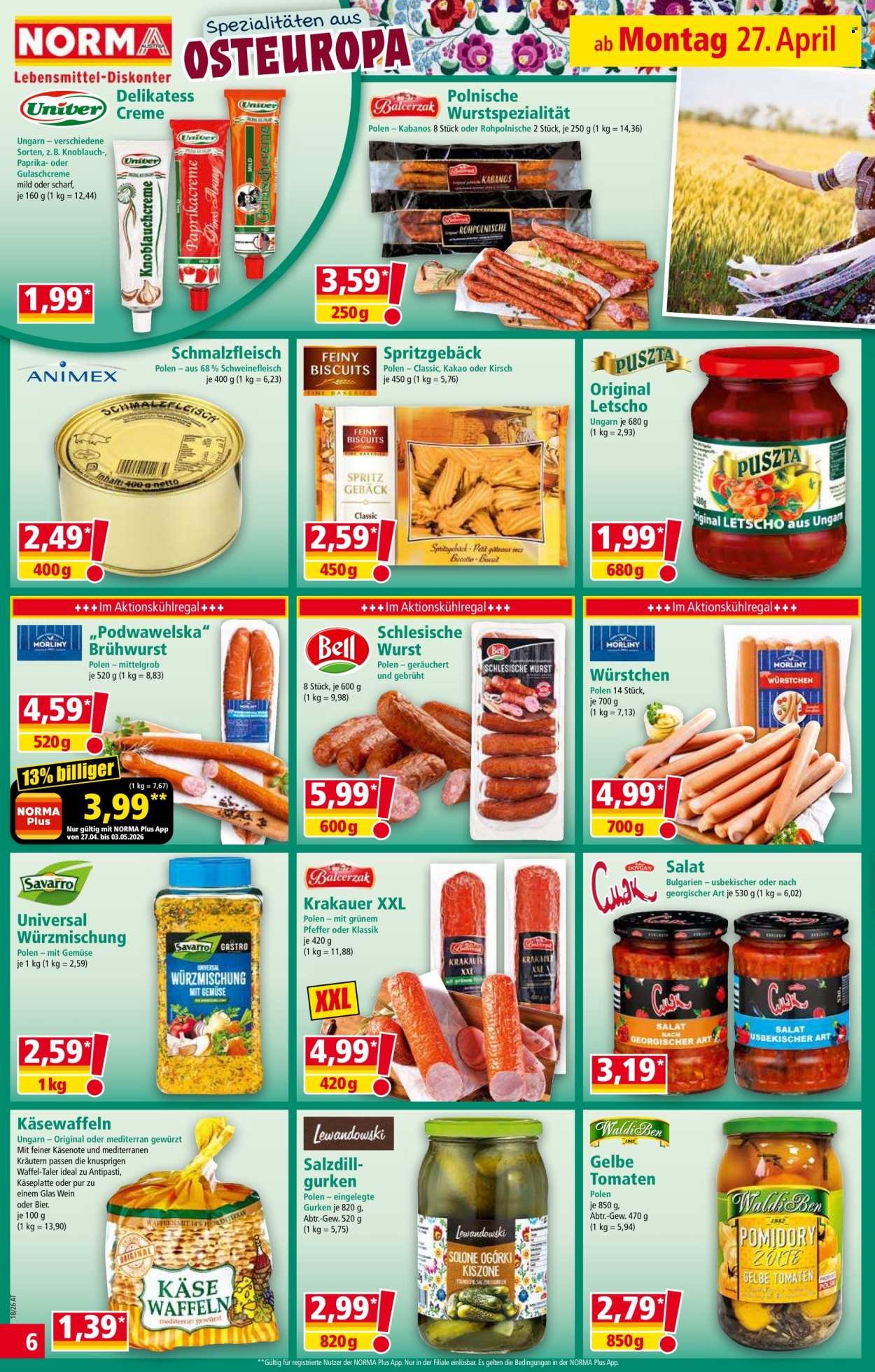 NORMA Flugblatt - Ab Montag, 27.4.2026