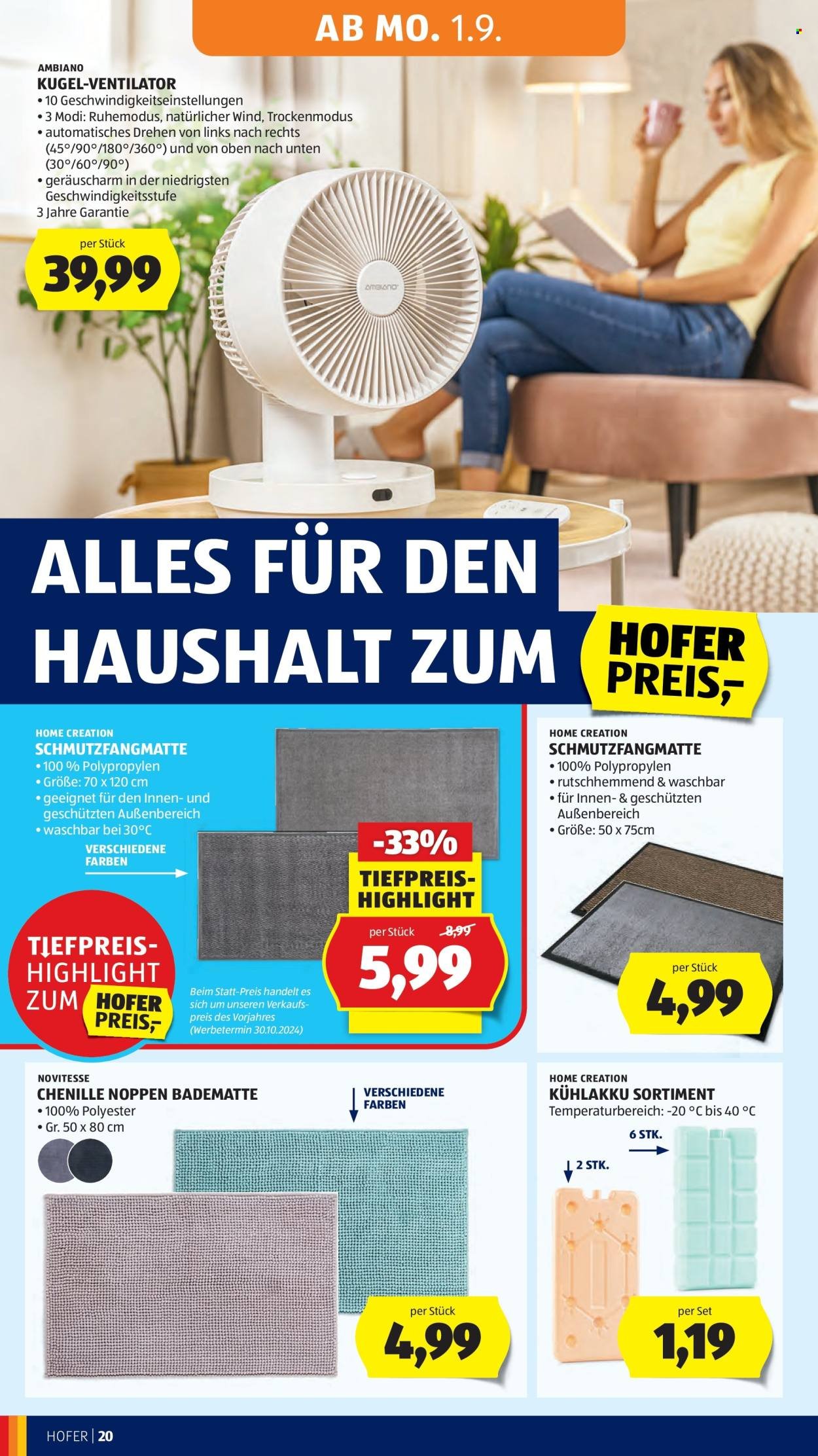HOFER Flugblatt - Ab Freitag, 29.8.2025 (2025-08-29 - 2025-09-04)