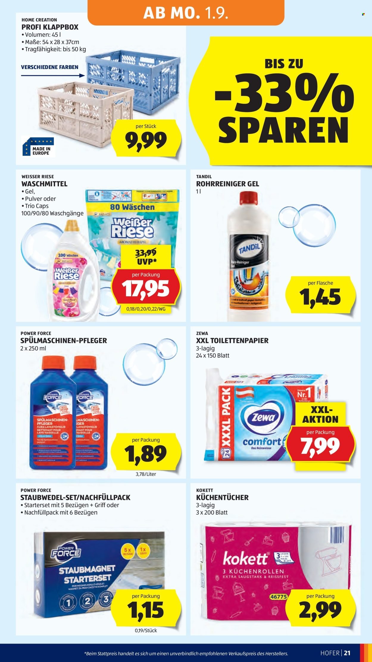HOFER Flugblatt - Ab Freitag, 29.8.2025 (2025-08-29 - 2025-09-04)