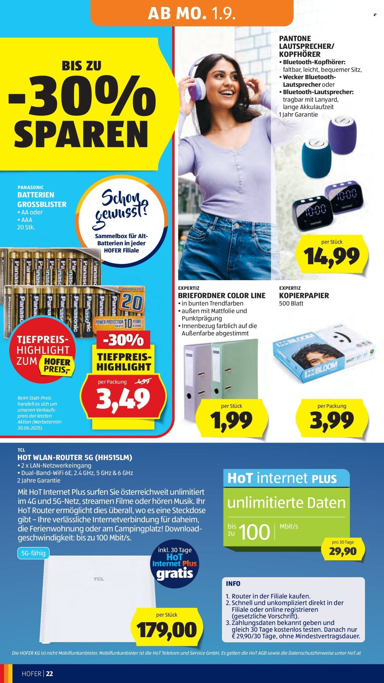 HOFER Flugblatt - Ab Freitag, 29.8.2025 (2025-08-29 - 2025-09-04)