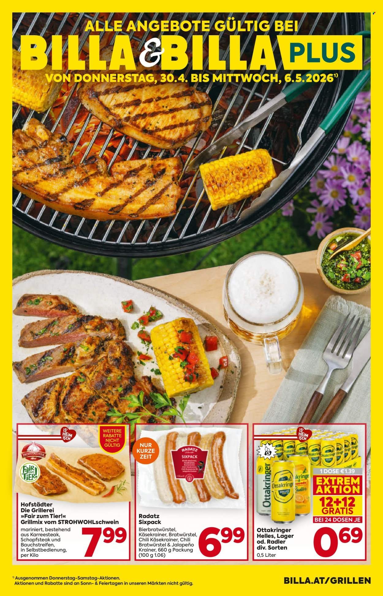 BILLA Flugblatt - Ab Donnerstag, 30.4.2026