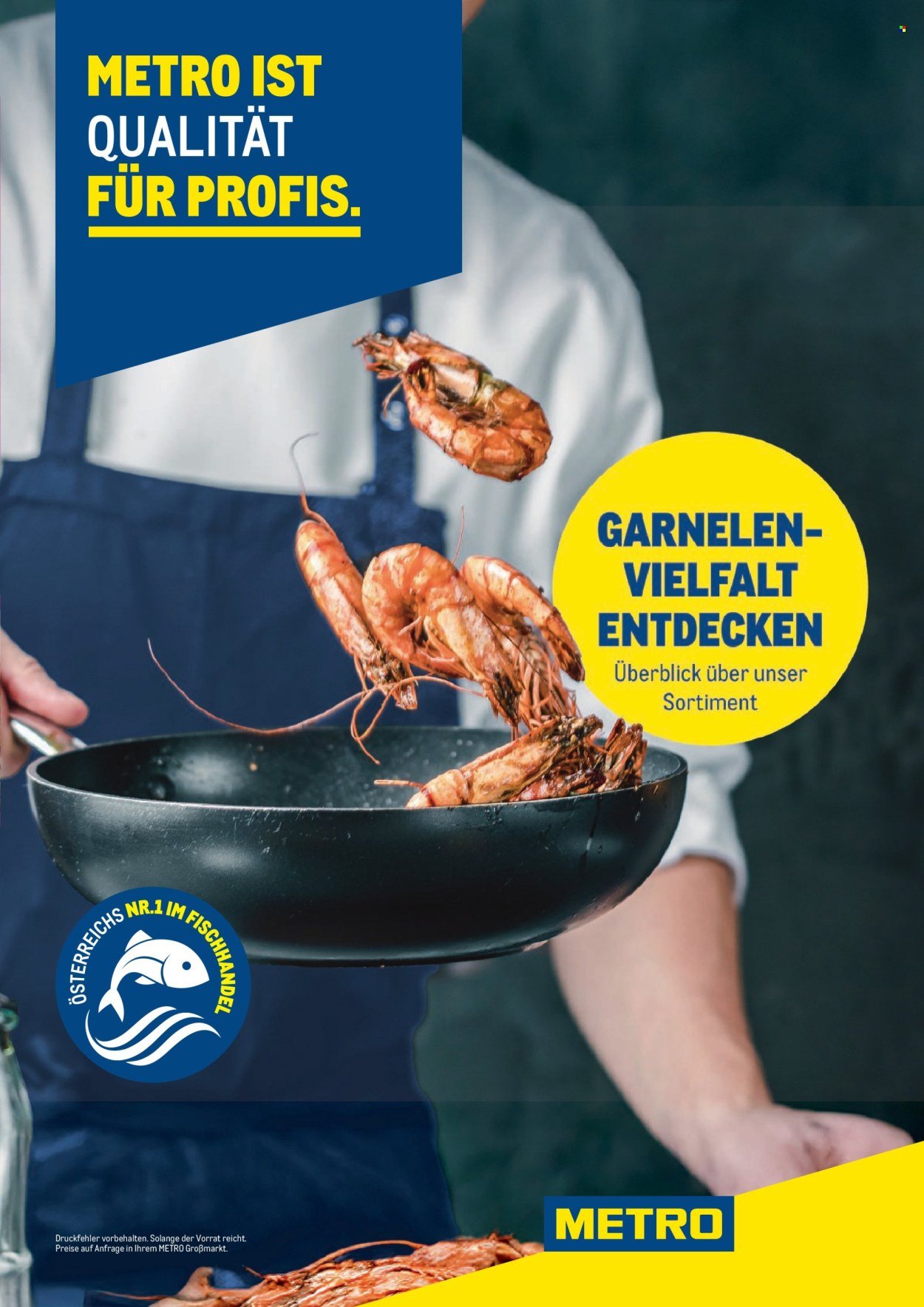 METRO Flugblatt - Garnelen Folder