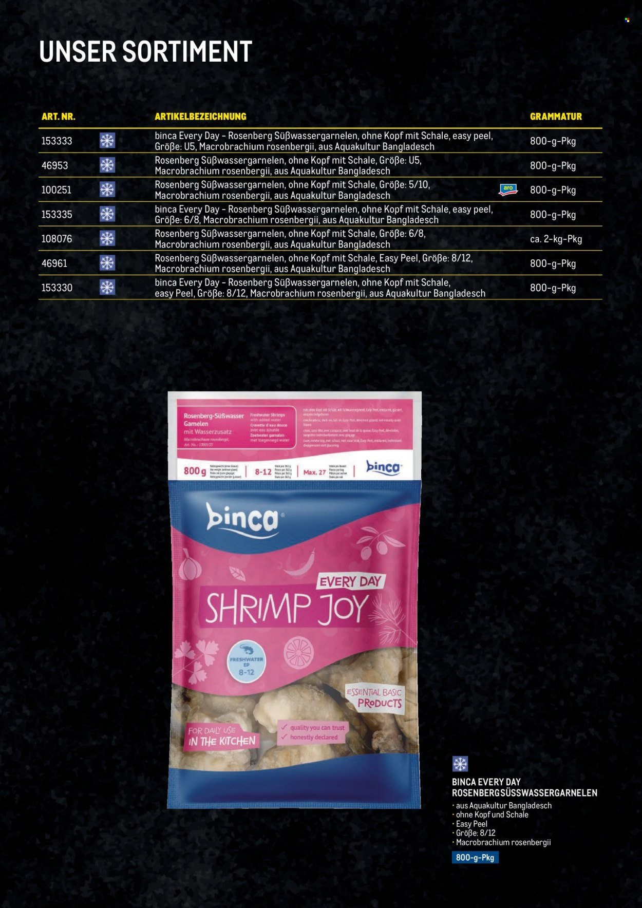 METRO Flugblatt - Garnelen Folder