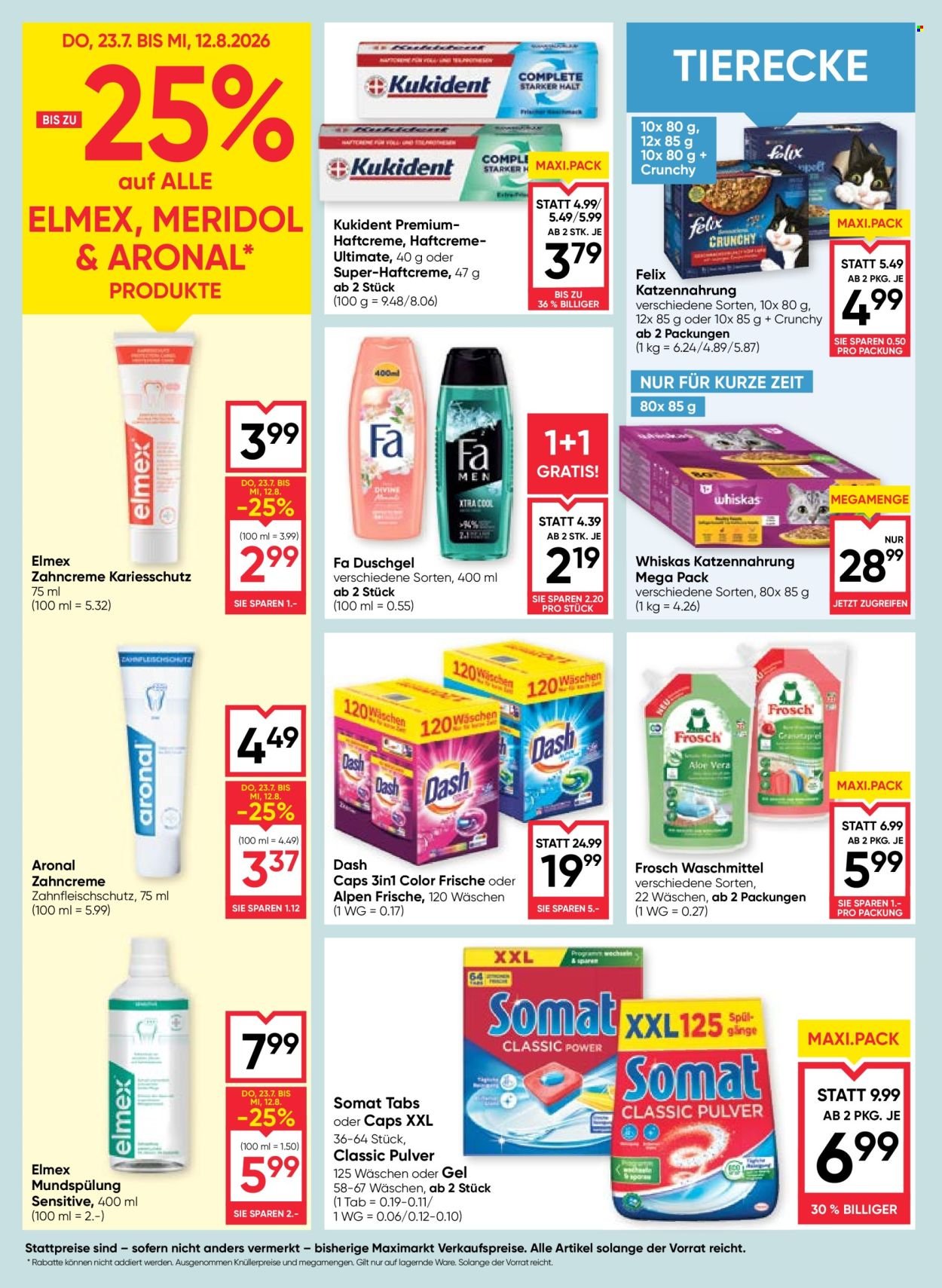 MAXIMARKT Flugblatt - Ab Donnerstag, 23.7.2026