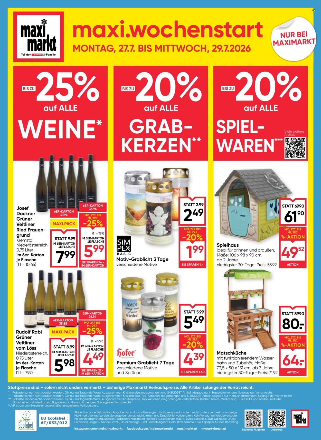 MAXIMARKT Flugblatt - Ab Donnerstag, 23.7.2026