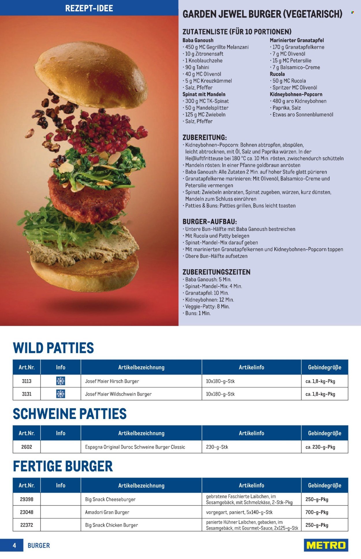 METRO Flugblatt - Burger Spezial