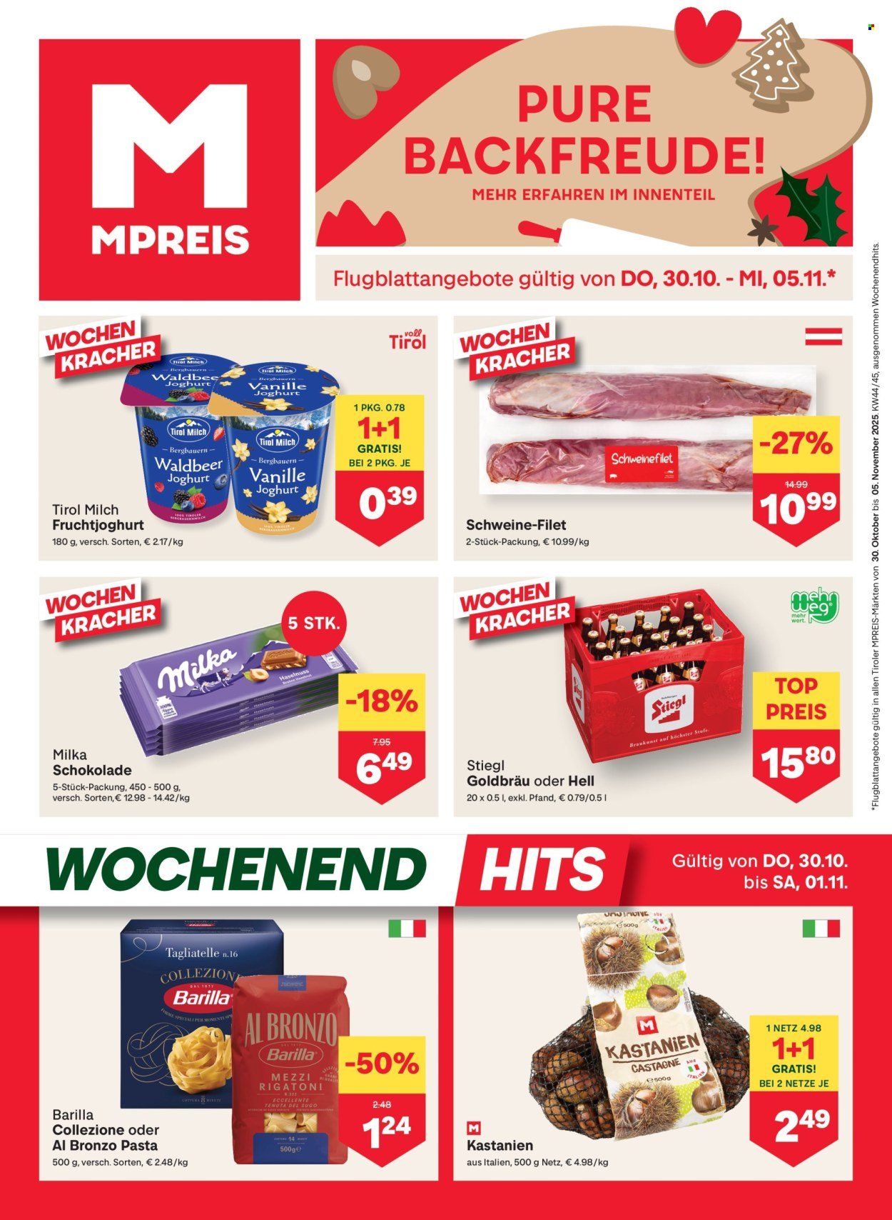 MPREIS Flugblatt - Ab Donnerstag, 30.10.2025 (2025-10-30 - 2025-11-05) | 1