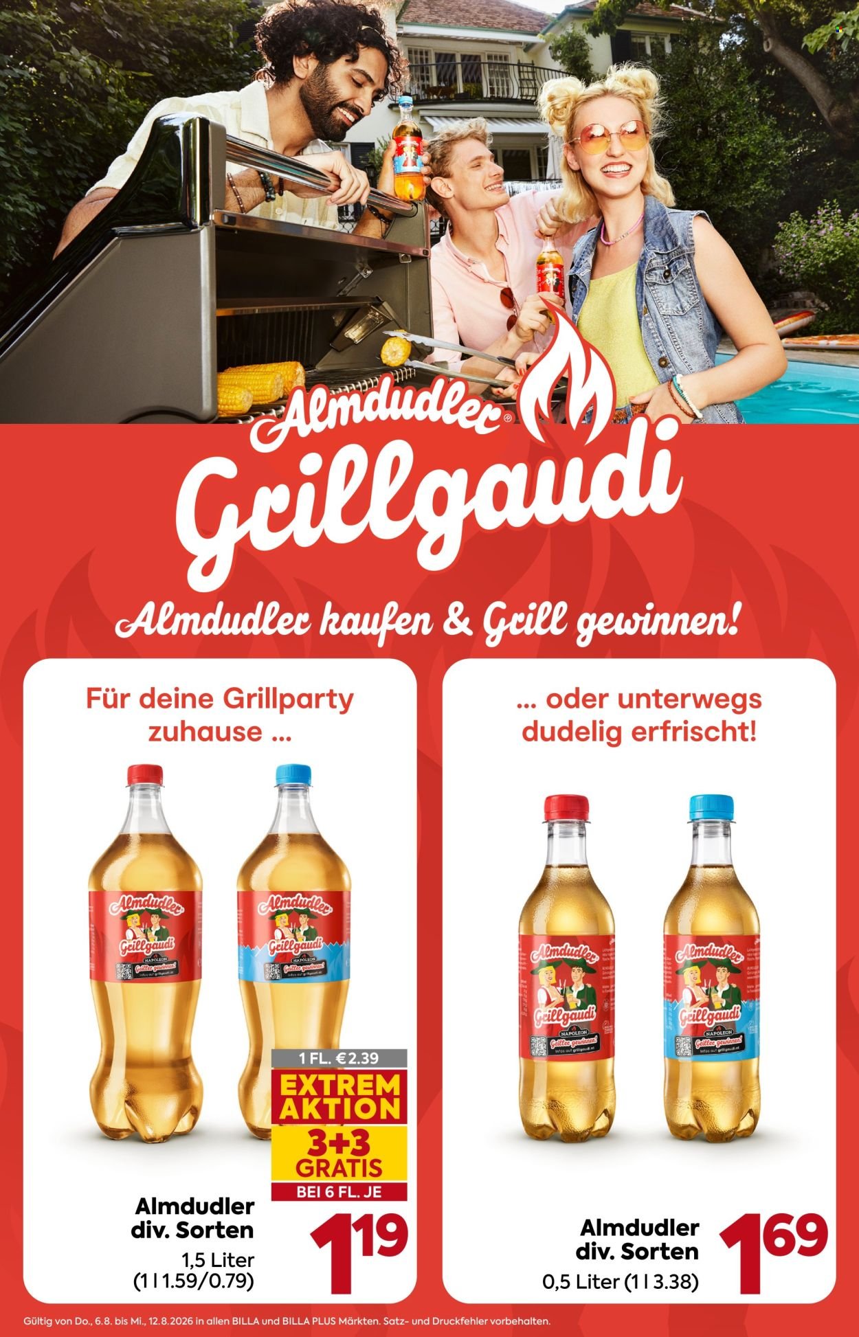 BILLA Flugblatt - Ab Donnerstag, 6.8.2026