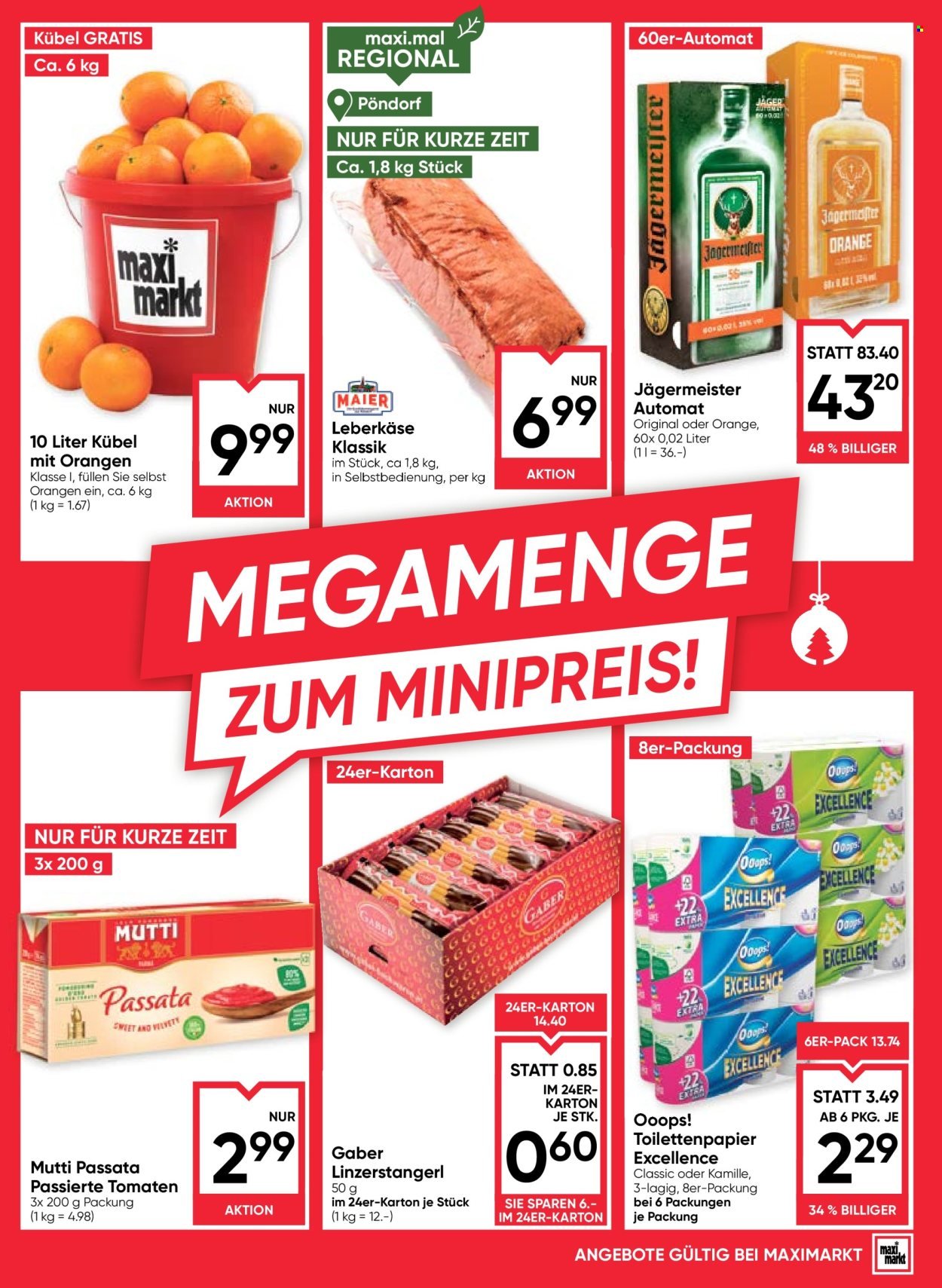 MAXIMARKT Flugblatt - Ab Dienstag, 23.12.2025