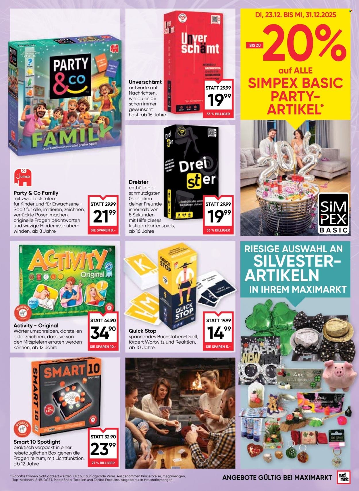 MAXIMARKT Flugblatt - Ab Dienstag, 23.12.2025