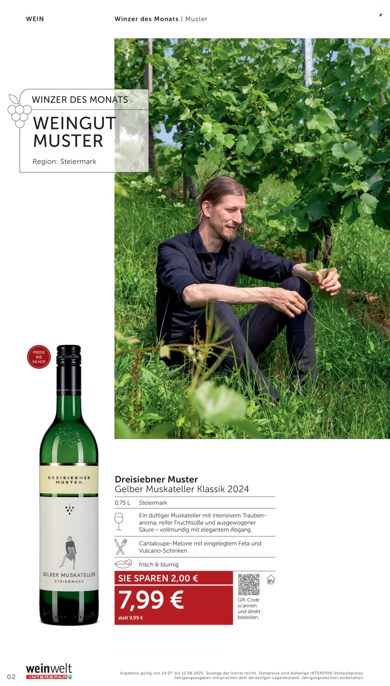 INTERSPAR Flugblatt - Weinwelt Bestseller 08 2025 (2025-07-24 - 2025-08-12)