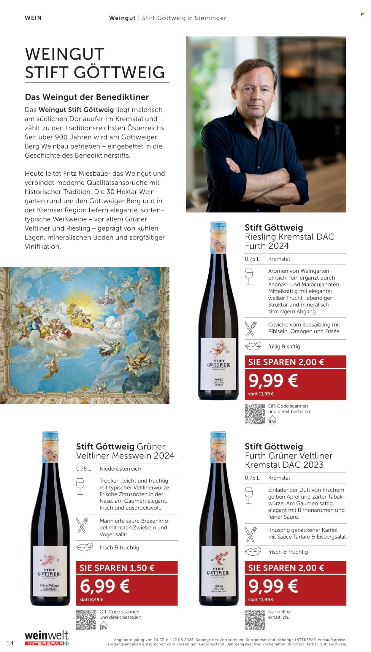 INTERSPAR Flugblatt - Weinwelt Bestseller 08 2025 (2025-07-24 - 2025-08-12)