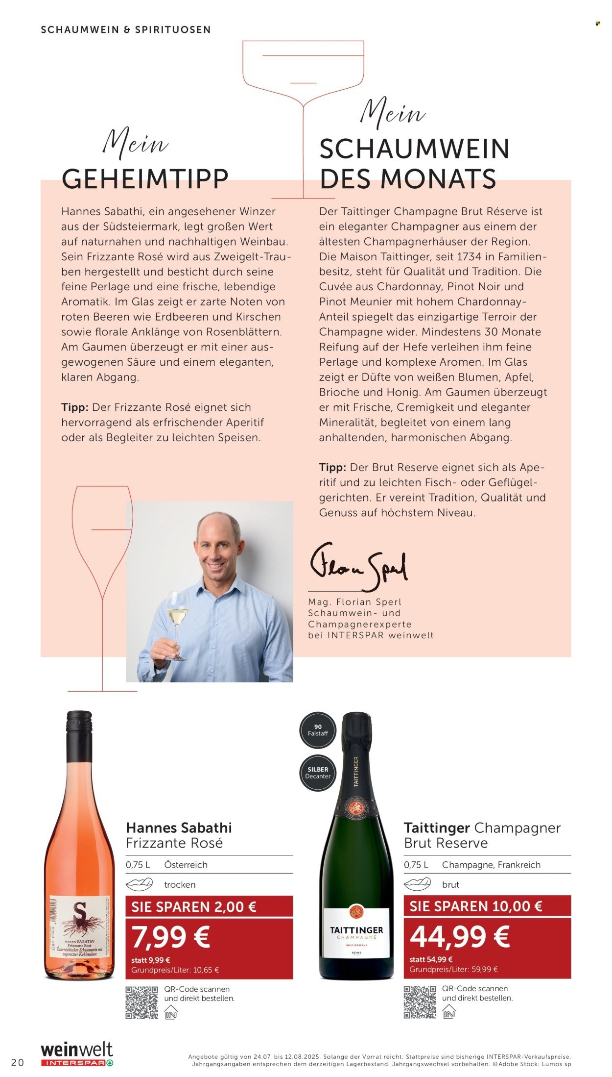 INTERSPAR Flugblatt - Weinwelt Bestseller 08 2025 (2025-07-24 - 2025-08-12)