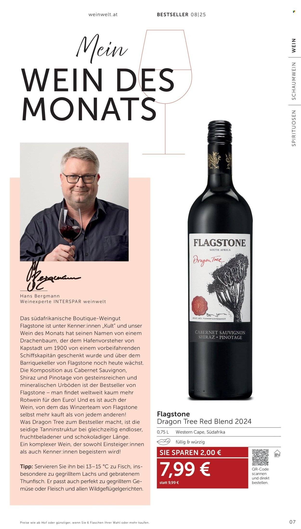 INTERSPAR Flugblatt - Weinwelt Bestseller 08 2025 (2025-07-24 - 2025-08-12)