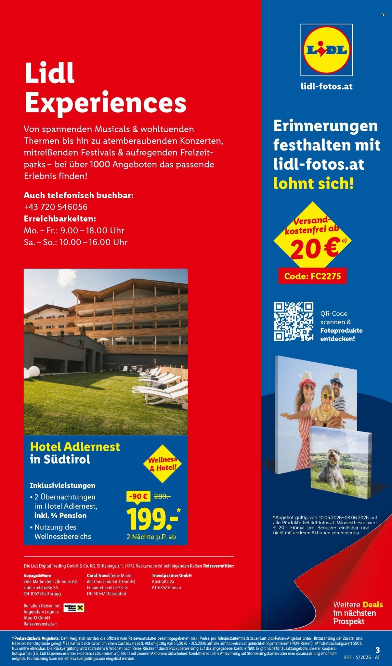 LIDL Flugblatt - Mai/Juni Reise-Highlights
