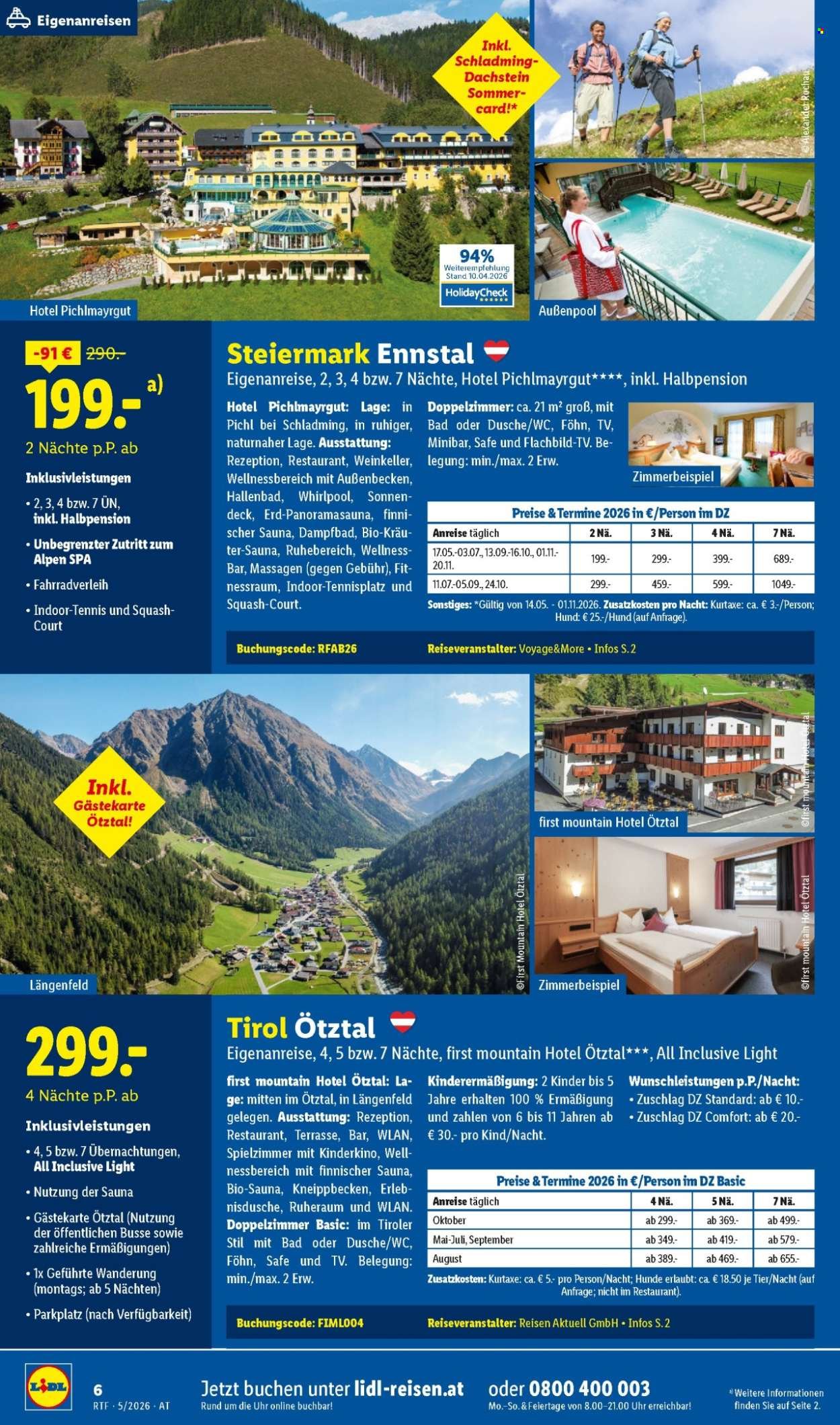 LIDL Flugblatt - Mai/Juni Reise-Highlights