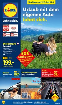 LIDL Flugblatt - Mai/Juni Reise-Highlights