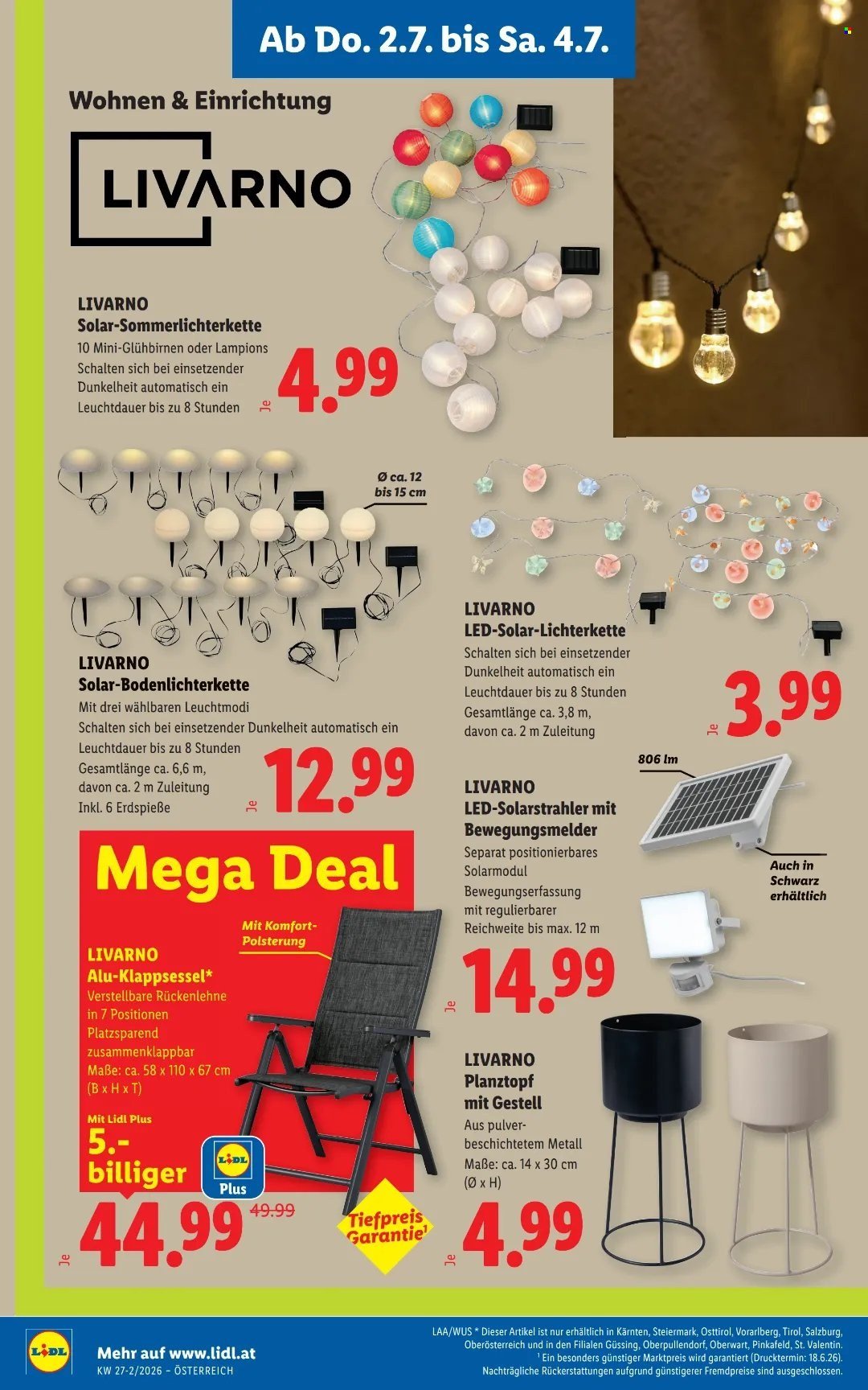 LIDL Flugblatt - Ab Donnerstag, 2.7.2026