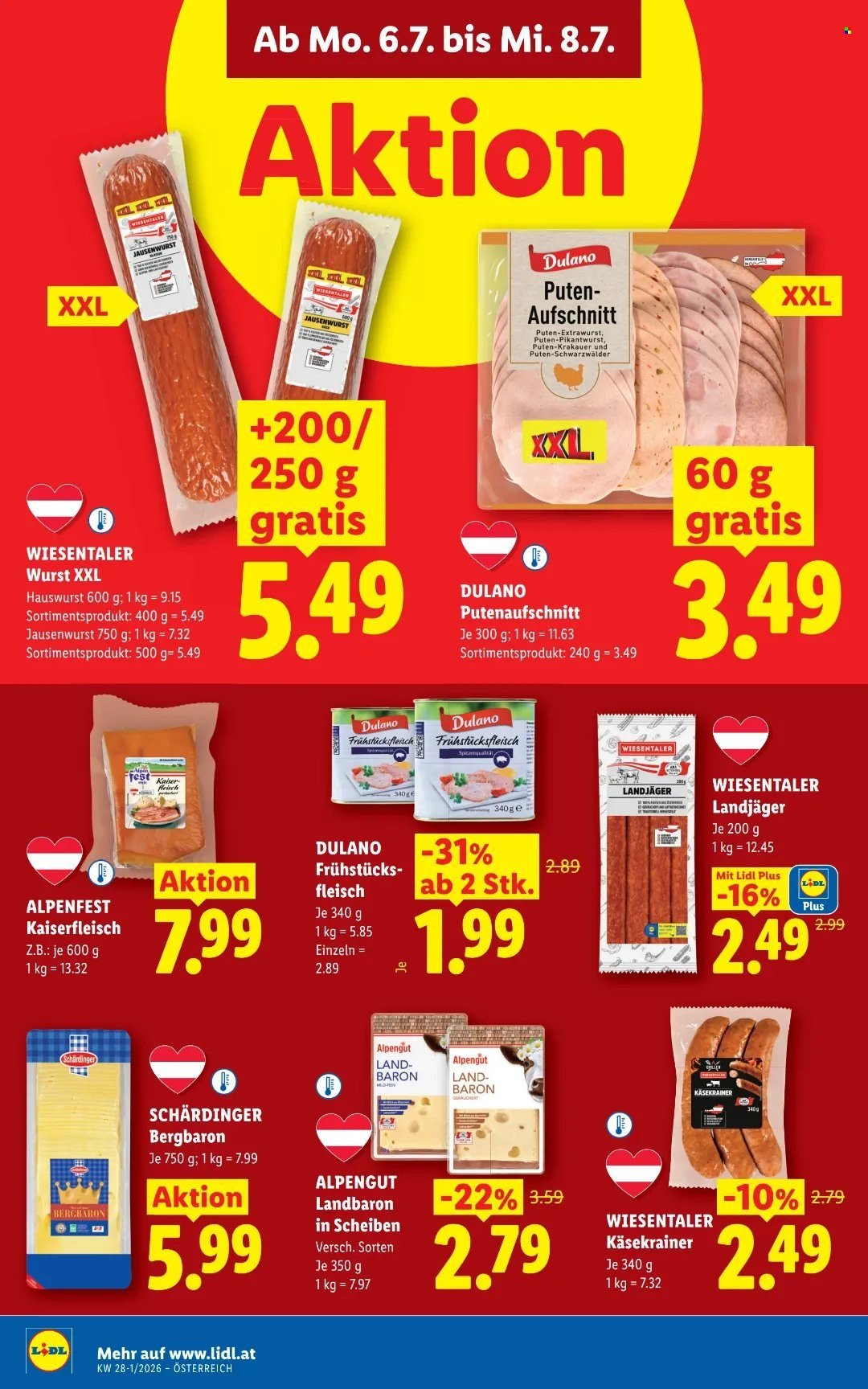 LIDL Flugblatt - Ab Donnerstag, 2.7.2026