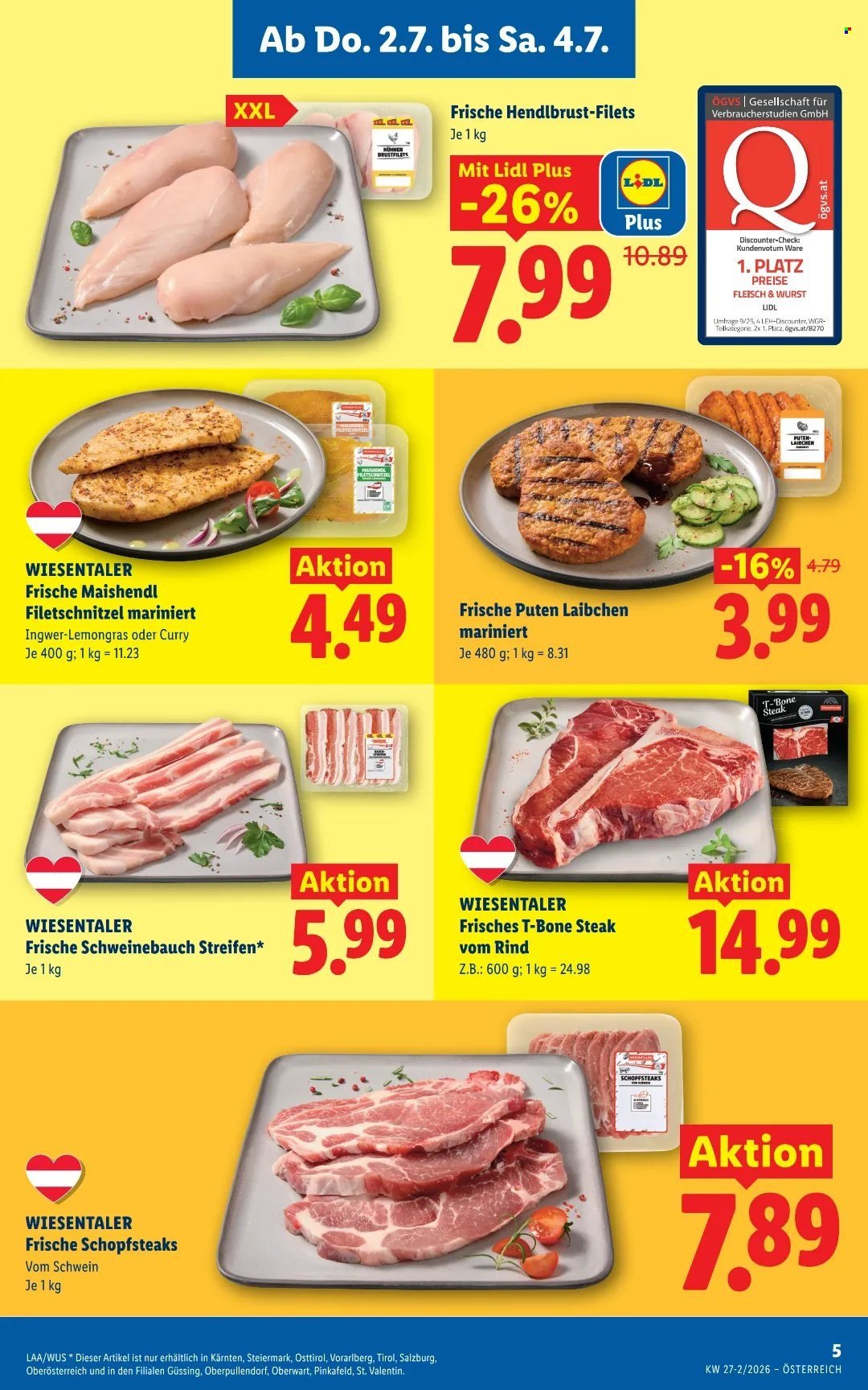 LIDL Flugblatt - Ab Donnerstag, 2.7.2026