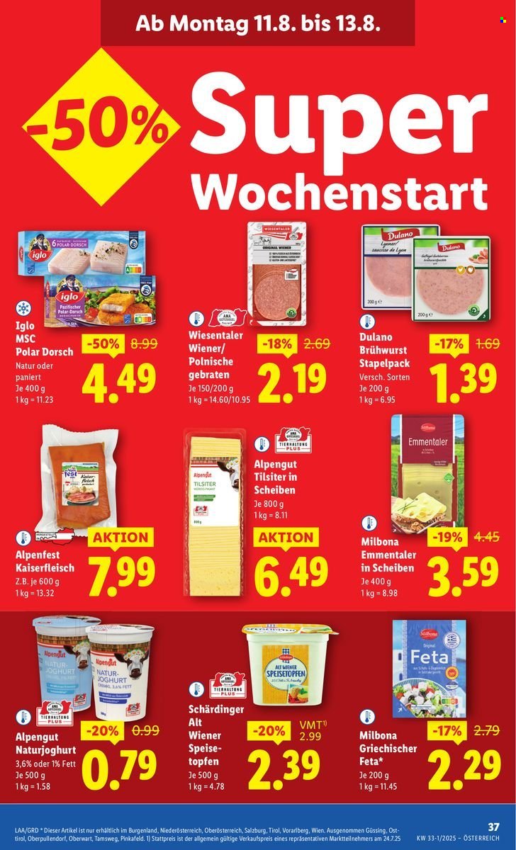 LIDL Flugblatt - Ab Donnerstag, 7.8.2025 (2025-08-07 - 2025-08-13)
