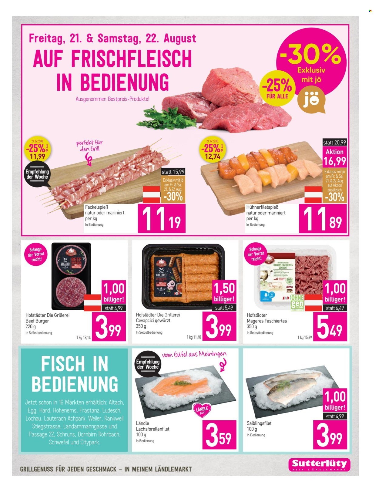 SUTTERLÜTY Flugblatt - Ab Donnerstag, 20.8.2026