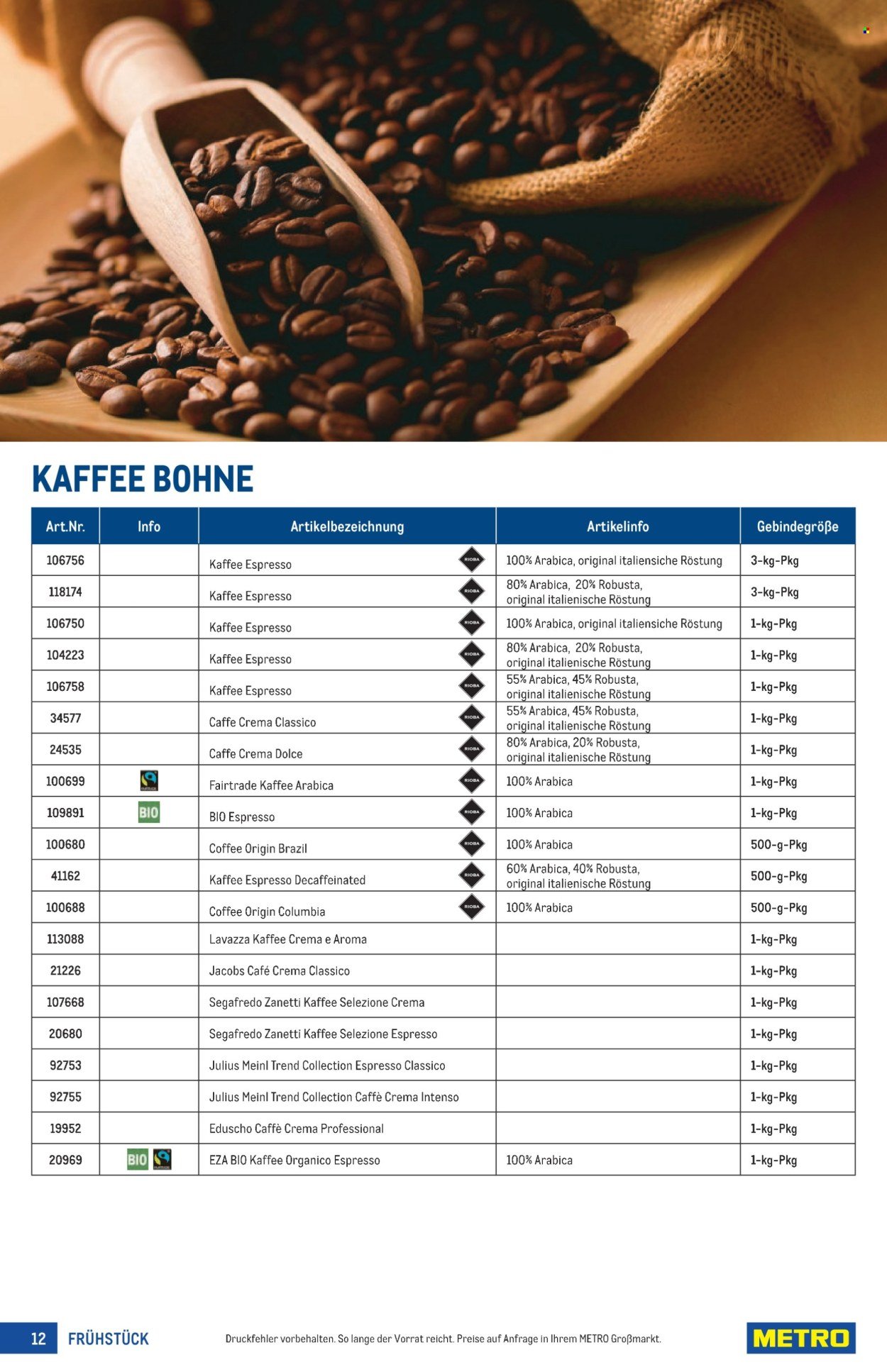 METRO Flugblatt - Frühstück Spezial