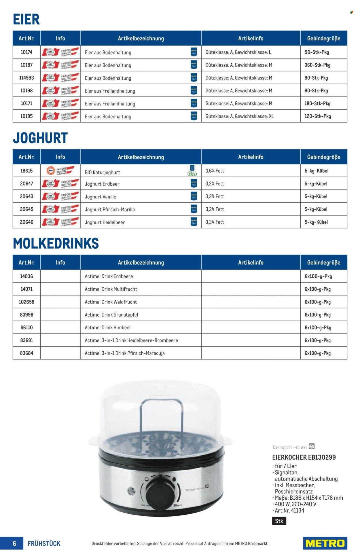 METRO Flugblatt - Frühstück Spezial