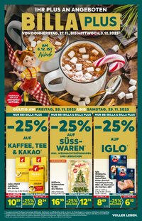 BILLA PLUS Flugblatt - Ab Donnerstag, 27.11.2025