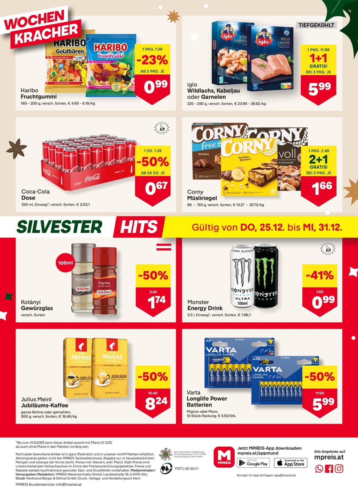 MPREIS Flugblatt - Ab Donnerstag, 25.12.2025